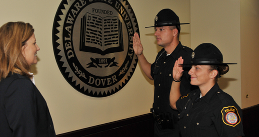 DSU Police Swears In Two New Officers