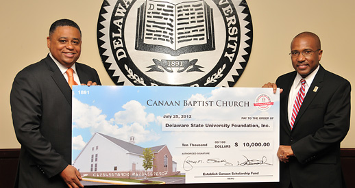 Canaan Baptist Church Donates $10,000 for Book Scholarships