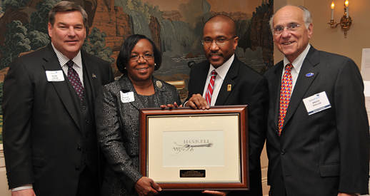 DSU President Harry L. Williams Honored by Delaware Futures