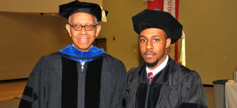 DSU's Dr. Jalaal Hayes Wins HBCU Male Student of Year