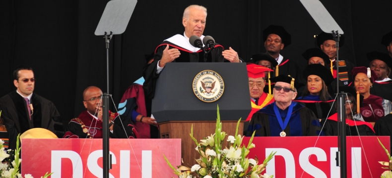 VP Biden Shares Thoughtful Wisdom at May Commencement 