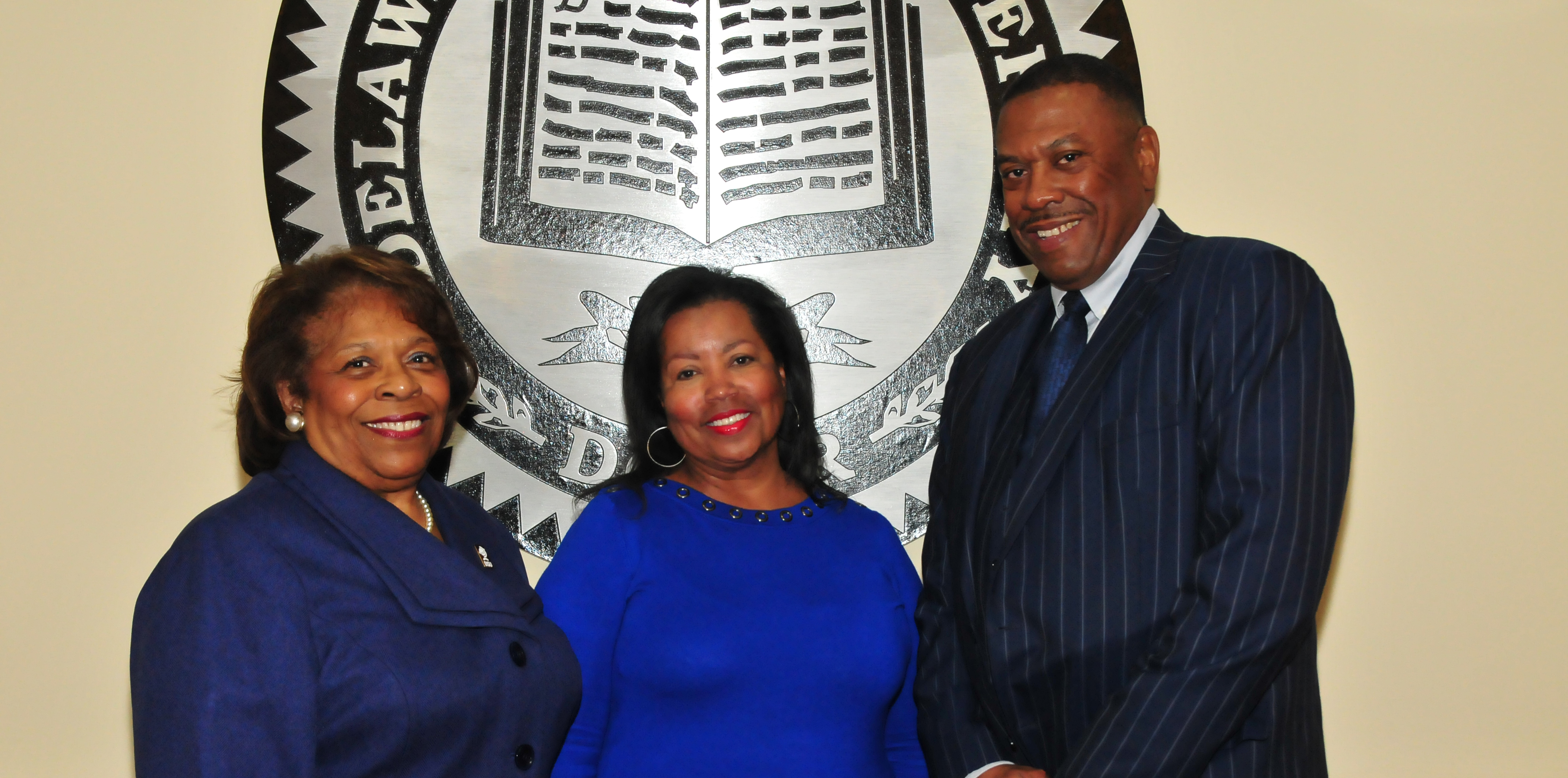 The DSU Board of Trustees has selected Dr. Wilma Mishoe as the interim University president, Dr. Devona Williams as the board's interim chairwoman and John Ridgeway as interim vice chair. Those interim leadership responsibilities will commence when current DSU President Harry L. Williams leaves the institution in January to become the CEO/president of the Thurgood Marshall College Fund.