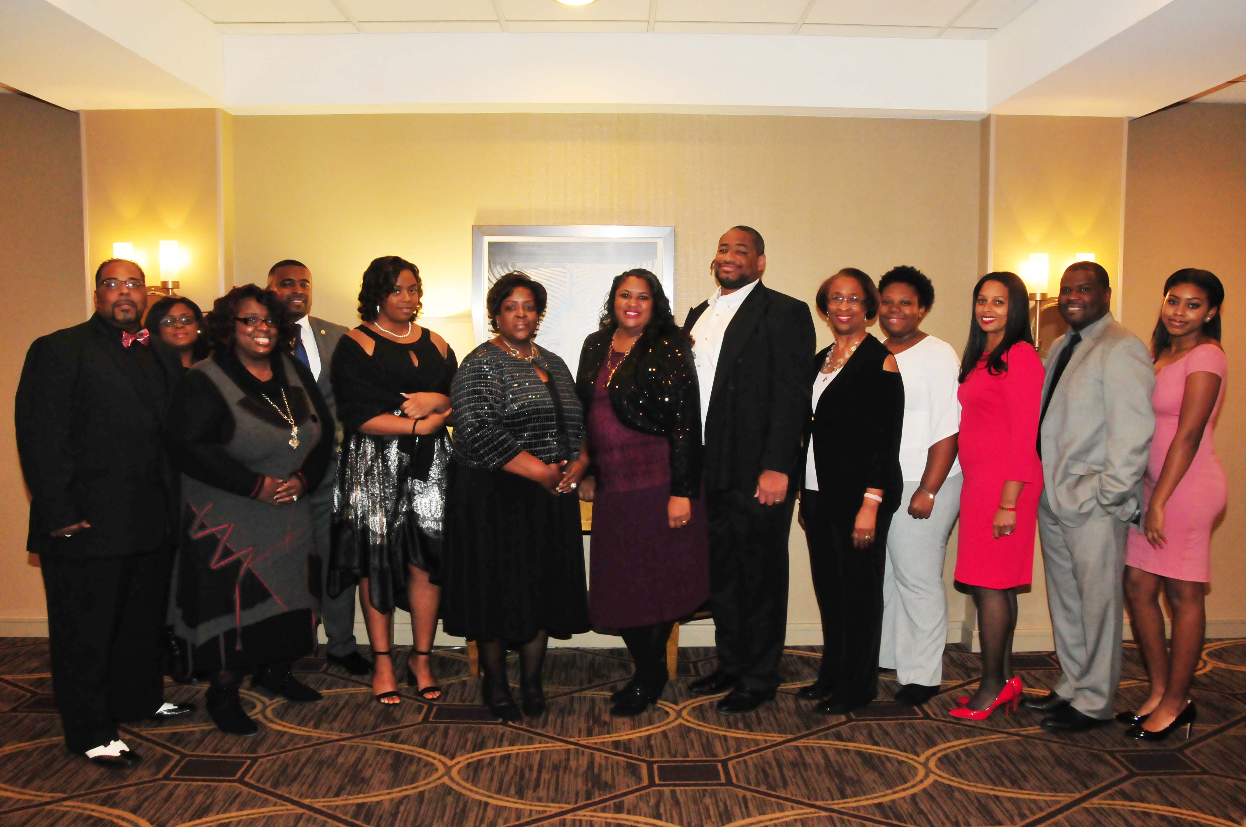 DSU's Early College High School staff and board members gathered at the Doubletree Hotel to receive an Education Award from the Wilmington Branch of the NAACP.