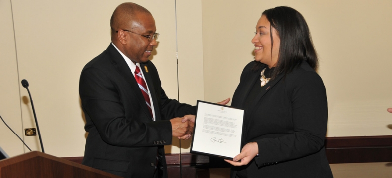 Indira Ridgeway Receives White House Award