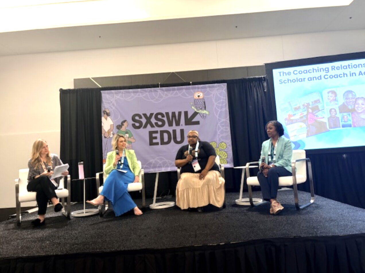  Jackie Mader, The Hechinger Report; Dr. Kimberly Krzanowski, ECIC executive director; Jazzie Tribbett, early childhoo